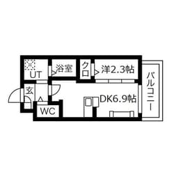 Almo Casa三国ケ丘の物件間取画像